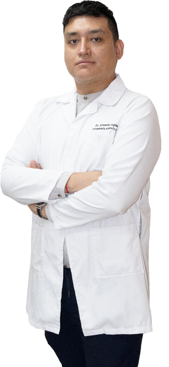 Foto del Dr. Byron Eduardo Urgilés, especialista en Otorrinolaringología