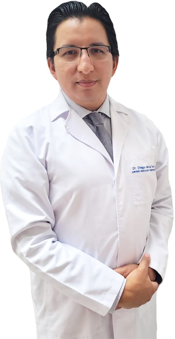 Foto del Dr. Diego de la Torre, especialista en Cirugía Vascular y Endovascular