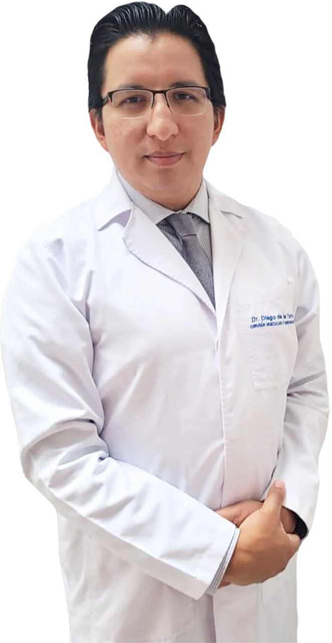 Foto del Dr. Diego de la Torre Carrillo, especialista en Cirugía Vascular y Endovascular