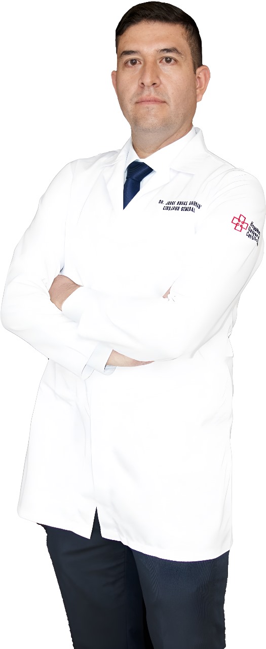 Foto del Dr. Jorge Roberto Rodas Andrade, especialista en Cirugía General