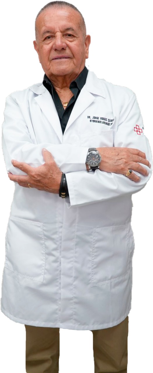Foto del Dr. Jorge Roberto Rodas Cabrera, especialista en Otorrinolaringología