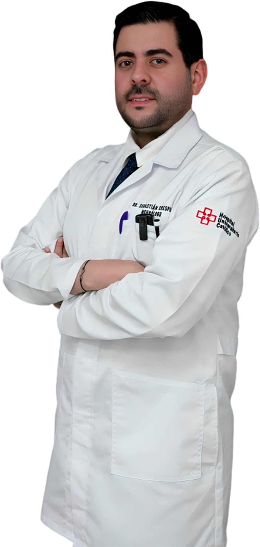 Foto del Dr. Juan Sebastián Crespo, especialista en Neurología