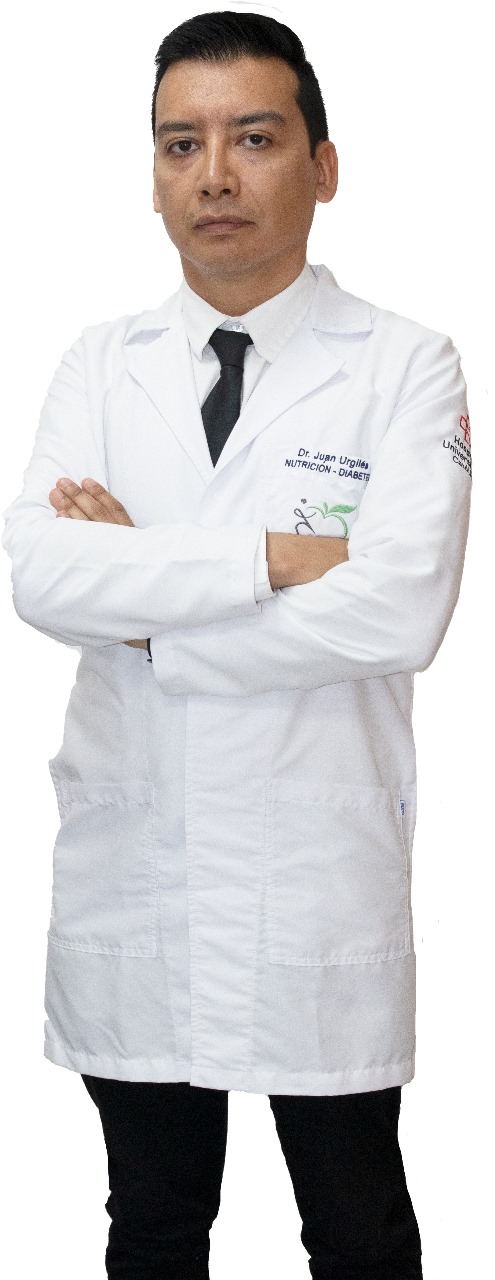 Foto del Dr. Juan Sebastián Urgilés Beltrán, especialista en Nutrición y Diabetes Mellitus