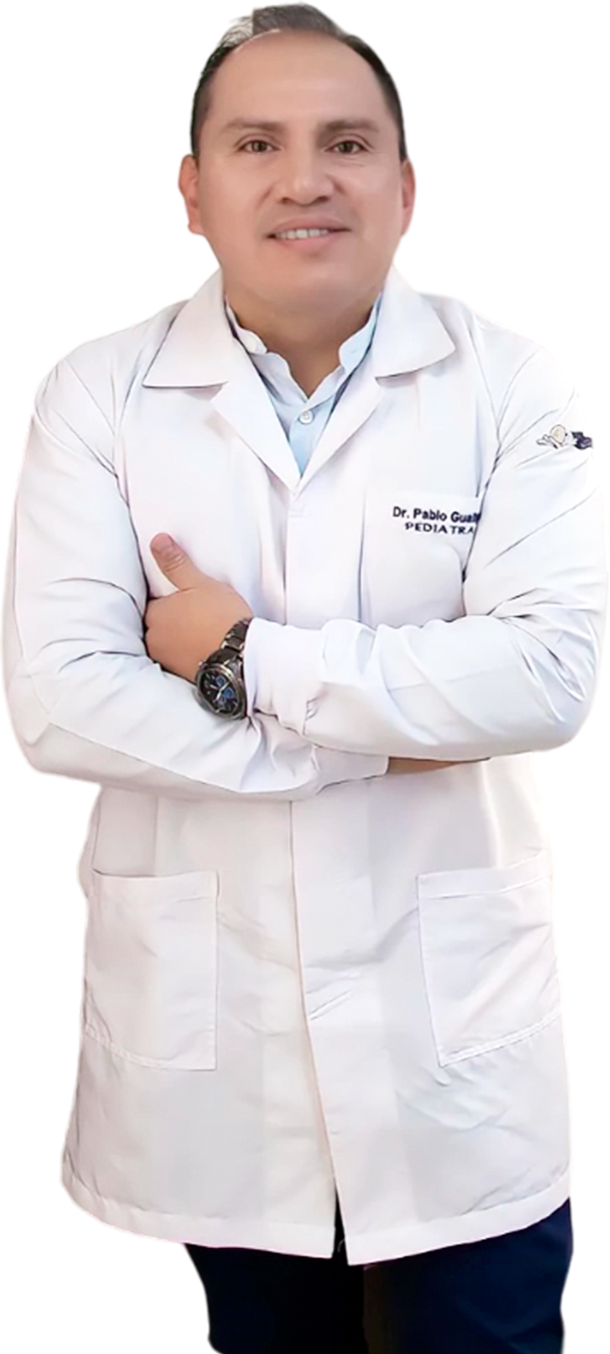 Foto del Dr. Pablo Guallpa, especialista en Pediatría