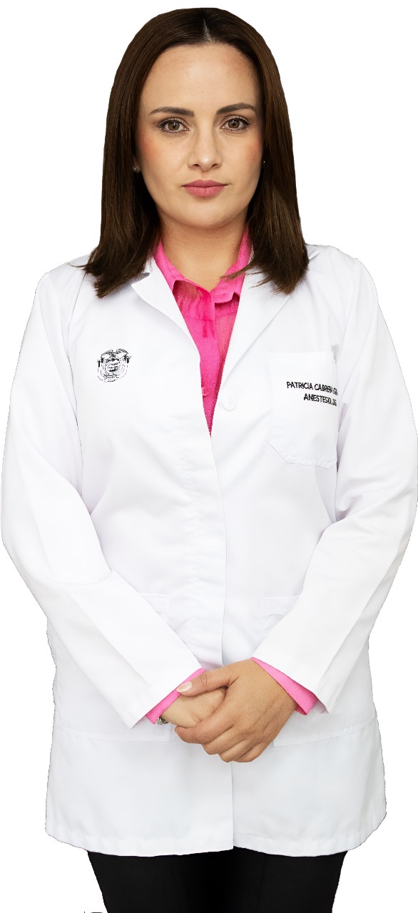 Foto de la Dra. Patricia Cabrera Córdova, especialista en Anestesiología
